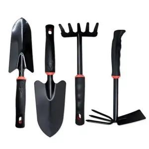 고품질 블랙 모종삽 4종세트 분갈이삽 원예도구 모종삽 원예삽 검...