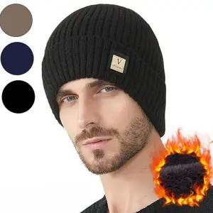 따뜻한 기모 비니 골지 숏비니 겨울 남성