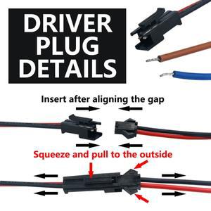 LED 드라이버 1-3W 4-7W 8-12W 12-18W 25-36W 어댑터 변압기 AC85V-265V 250mA 방수IP65 패널 조명용 전원