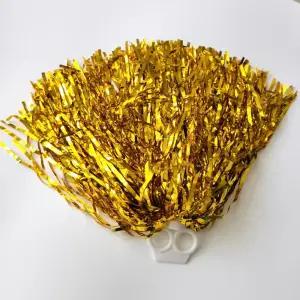 폼폼 치어리더 응원수술 고리형 골드 응원도구 치어리더 응원 야구장