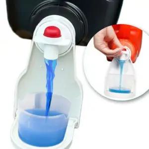 (다올)세제컵홀더 펌프형 디스펜서 액체세제컵걸이(일반통X)-펌프형통에사용