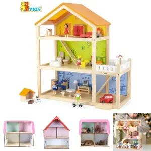 비가(VIGA) 3층 인형의집 (V44569)/미니어처/만들기/캐릭터인형/만들기키트/하우스/돌하우스/보육원