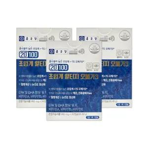 종근당 20100 초임계 알티지 오메가3 883mg 30캡슐 3개/mjc