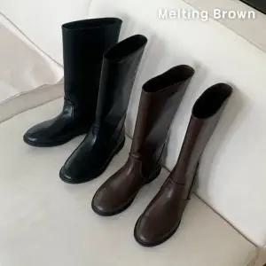 [멜팅브라운] 여성 롱부츠 논집업 롱부츠 미들부츠 (19727329)