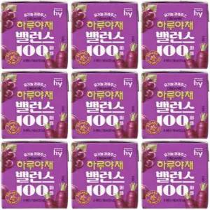 한국야쿠르트 하루야채 밸런스100 퍼플 140ml, 24개