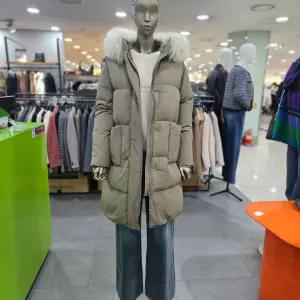 시슬리/애플아울렛/폭스퍼 후드 구스다운 롱 패딩 SAPDF2561