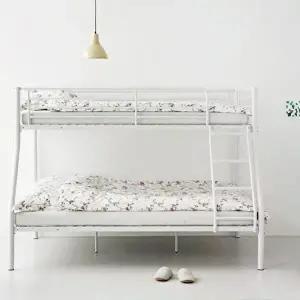 [마켓비]고품질 철제 침대프레임 이층침대 안전가드 기숙사 침대 침대프레임 슈퍼싱글침대 퀸침대 침대추