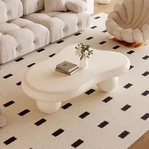 거실 테이블 탁자 구름 비정형 조약돌 실린더 낮은