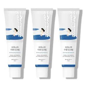 라운드랩 자작나무 수분 선크림 SPF50+ 50ml 3개