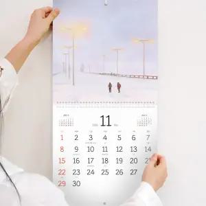 2026년도 벽걸이달력 마음의시선 일러스트 작품 캘린더 2026 새해 선물