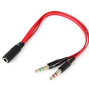 이어폰 Y잭 컴퓨터 노트북 게이밍 젠더 마이크 분배기