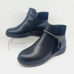 [허시파피][행복한백화점][허시파피] 논슬립 크리스탈 스트랩 여성 앵클부츠 FR604