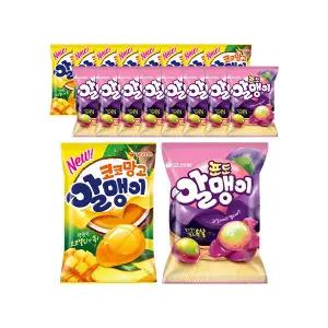 오리온 코코망고 알맹이 81g, 9입, 1개 + 포도 알맹이 81g, 9입, 1개