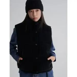 에잇세컨즈 에잇세컨즈 8SECONDS 글로시 패딩 베스트 블랙