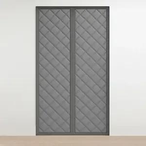 사계절 방수 현관문 외풍차단커튼 자석흡착식 방풍막 외풍차단커튼 베란다외풍차단 자석식커튼 엠보싱패딩