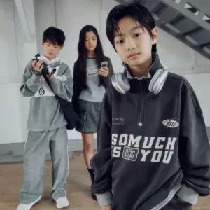 [갤러리아] [TMIU] 티미유 주니어 하프 집업 맨투맨 TUMT254M03U