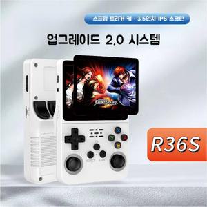 R36S 레트로게임기 에뮬레이터 휴대용 64GB 128GB 게임기 화이트블랙 128G