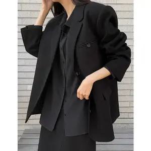 [공구우먼] 데미플 심플 누빔 클래식 자켓 [2온스] 85092 빅사이즈 여성의류