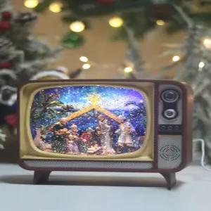 TV오르골 예수님 탄생장면 성탄절 선물 크리스마스 무드등 멜로디 뮤직박스