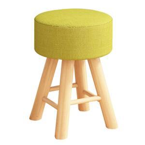 원목스툴의자 화장대 인테리어 등받이없는