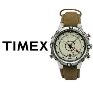 타이맥스 익스페디션 나침반 가죽 손목시계 T2N721