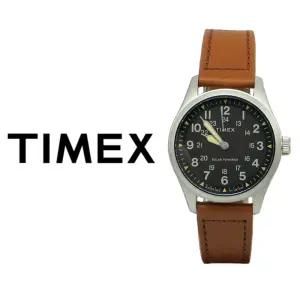 타이맥스 익스페디션 솔라 가죽 손목시계 TW2V00200
