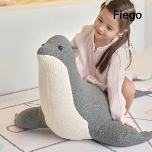 [피에고]동물인형 빅쿠션 스툴 (물개)