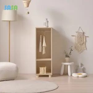 E0 로미 370 틈새 헹거형 아동옷장(원목발포함)