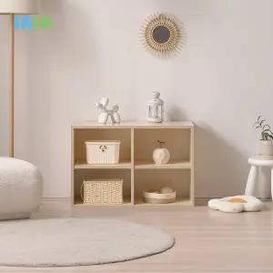 E0 로미 800 오픈형 아동 다용도수납장(원목발미포함)