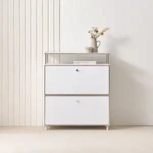 라자가구 비바 리츠 선반형 800 2단 서랍장 LNK142