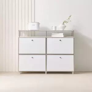 라자가구 비바 리츠 선반형 1200 2단 서랍장 LNK143