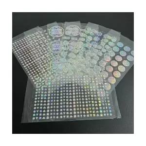 이로나 자개스타일 한복 전사지 전통문양 열전사 스티커 DIY 꾸미기 재료 홀로그램