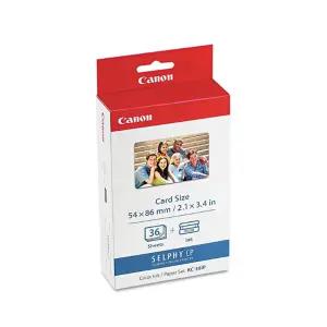 캐논 KC-36IP 포토팩 카드형 사진용지 36매+잉크 세트 3팩 (108매)