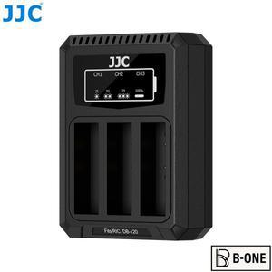 JJC 업그레이드된 DB-120 멀티 배터리 USB-C 포트 충전기 리코 GR IV GRIV 카메라용 디지털 액세서리