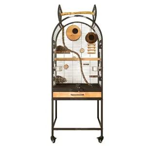 앵무새 대형 새장 실내용 원목 방수 케이지 새집 가정용