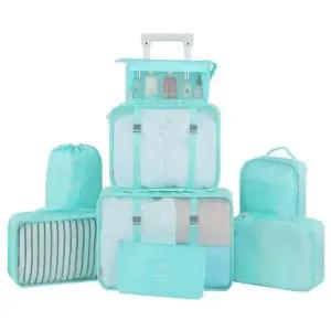 여행용 캐리어정리 의류 속옷 정리파우치 8p세트