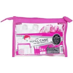 이쁜이트래블리필용기 핑크파우치세트 대