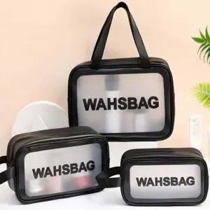 빠띠라인 반투명 PVC 방수 다용도 여행용가방 3종세트