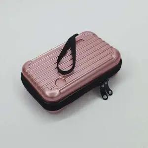 하드캐리어 여행용 로즈골드 가방 미니 파우치