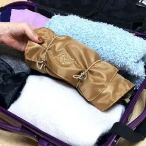 여행용 파우치 세면도구파우치 화장품 세면도구 brown