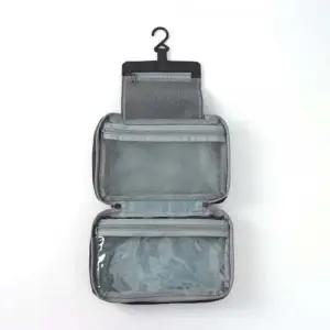 트래블 3단 사각 파우치 세면가방 수영장파우치