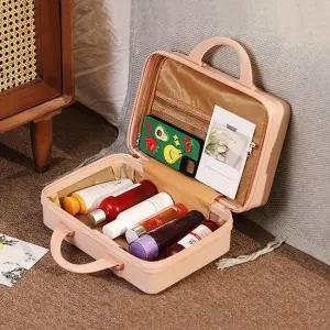 미니 캐리어백 가방 초콜릿