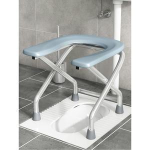 구멍뚫린 변기 좌욕 농촌 푸세식 가정용 접이식 스쿼트 좌욕의자 거치대