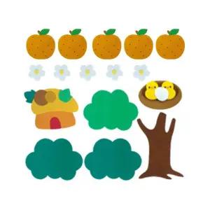 환경꾸미기세트 배 가을 학급게시판 펠트 소품/연못/개나리/울타리/교실/환경판/기구를/타요/나팔꽃/놀이