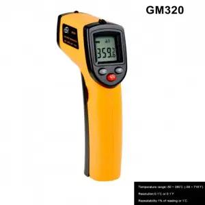 BENETECH 적외선 온도계 GM-320/비접촉식/고기/요리/조리용/온도/측정기/고온/디지털/레이져/조리/레이저