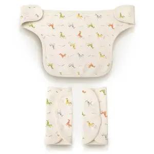 [위드오가닉]오가닉 신생아 아기띠턱받이 침받이세트 4종 중 택1