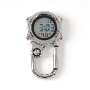 [골드스마일]아웃도어 카라비너 스포츠 시계(레드)