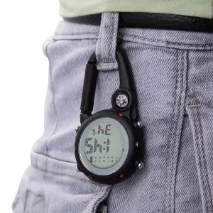 [골드스마일]액티브 카라비너 스포츠 시계(블랙레드)