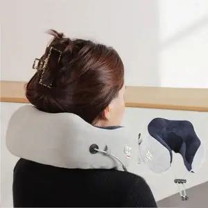 [골드스마일]USB 목마사지 온열 쿠션 목어깨안마