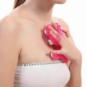 [골드스마일]지압 장갑 발마사지기 핑크 마사지 장학